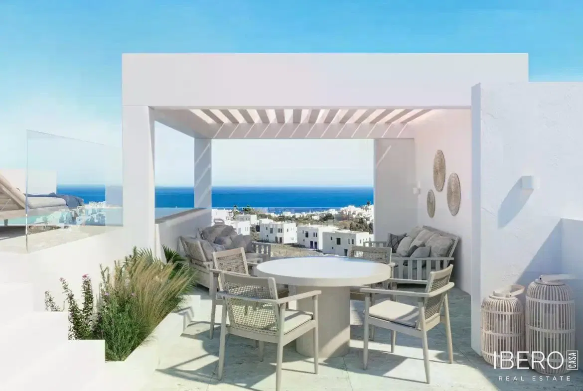 Nový dům se 2 ložnicemi a výhledem na moře, Mojacar