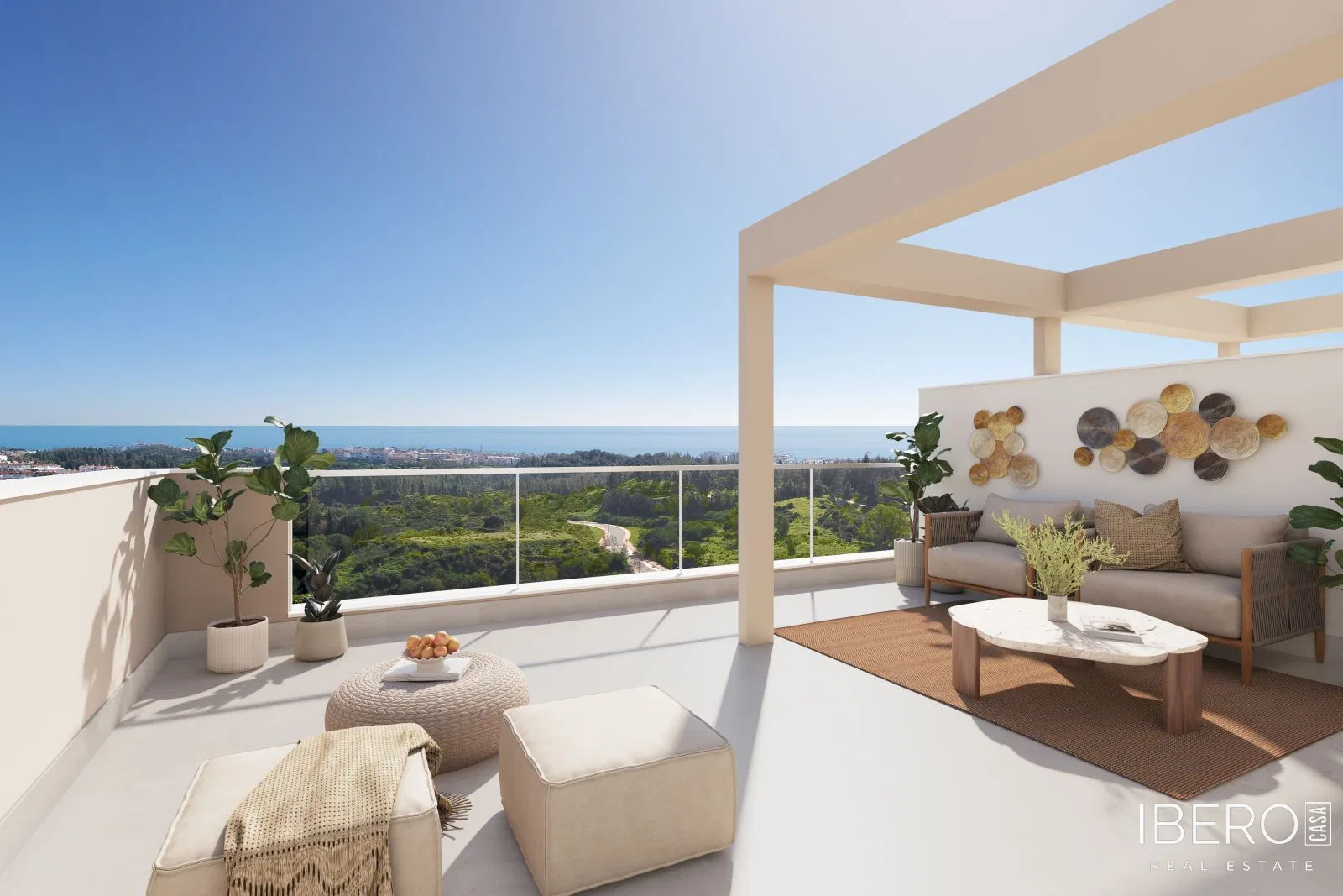 Apartamento de obra nueva de 2 dormitorios con vistas al mar, Mijas