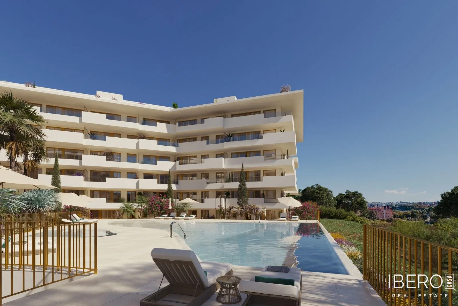 Nový apartmán s 1 ložnicí a střešní terasou, Fuengirola