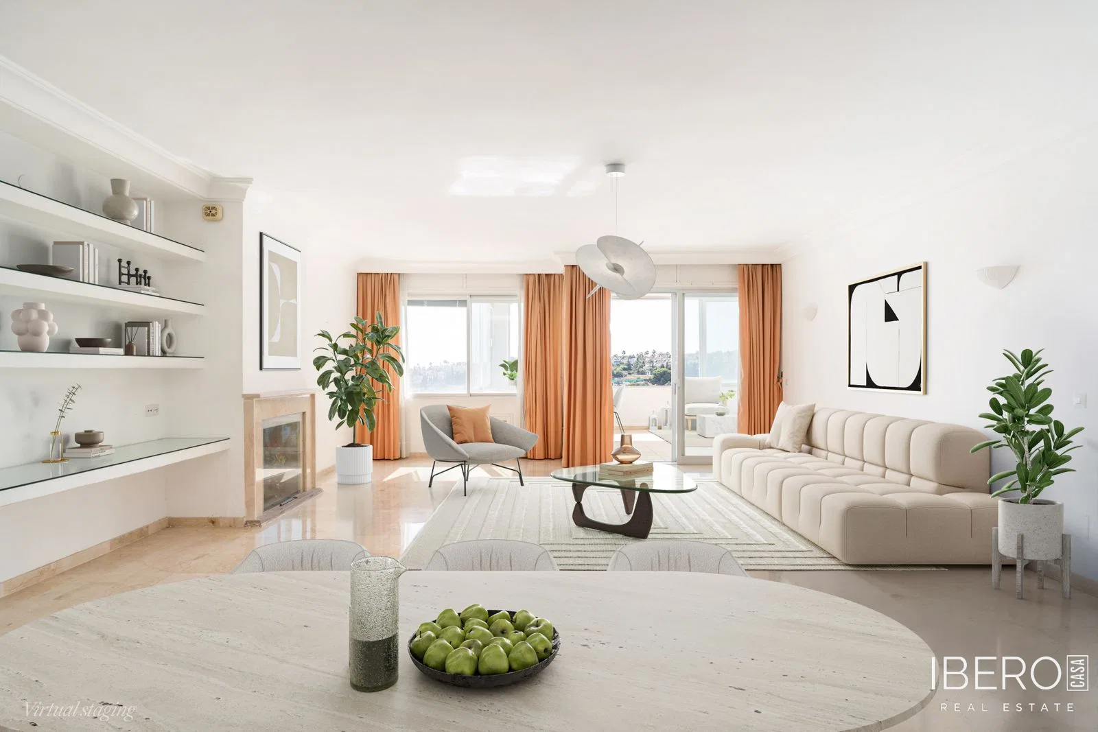 Původní apartmán se 2 ložnicemi a výhledem na moře, Guadalmina Alta