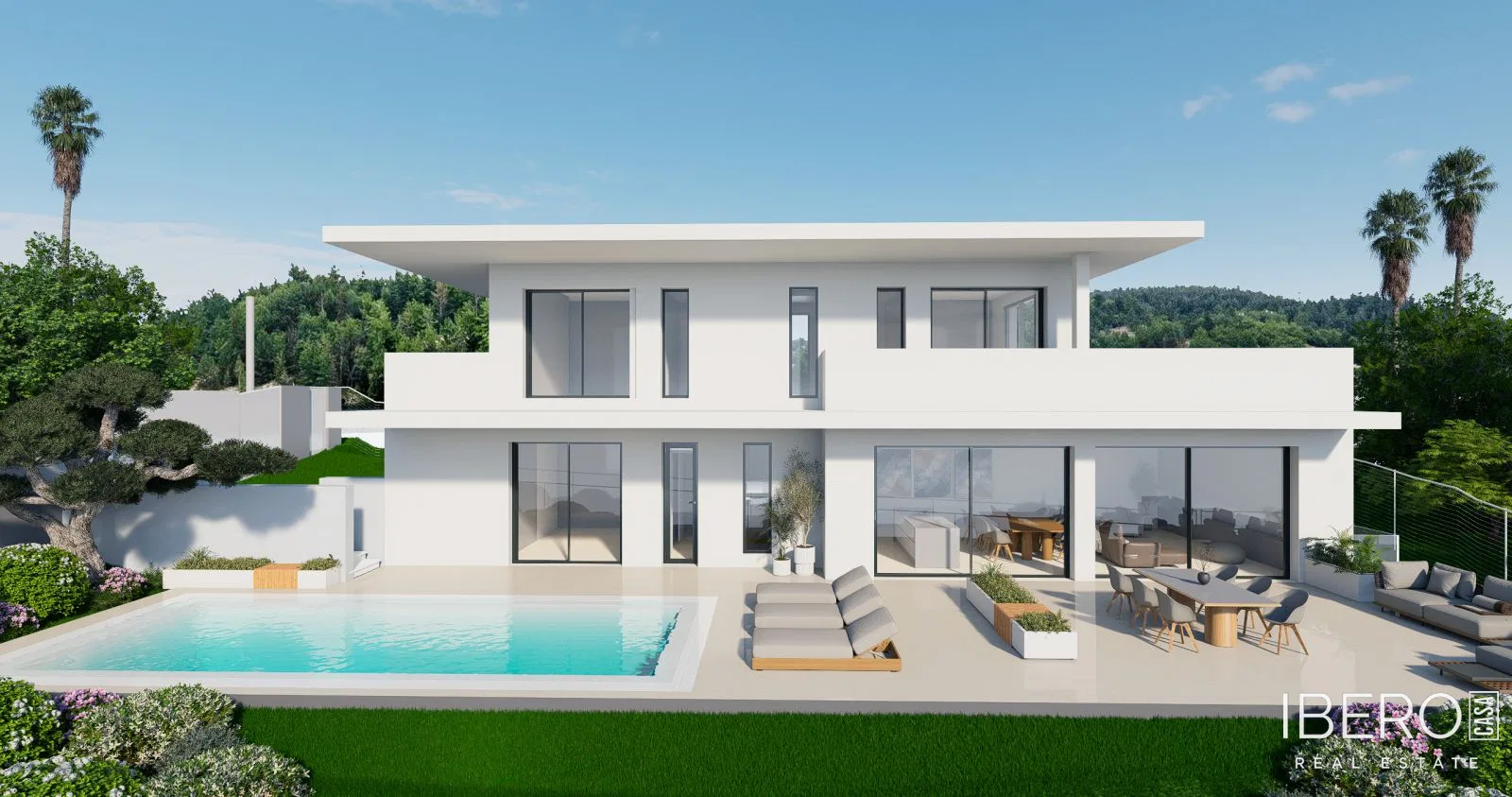 Nový dům se 3 ložnicemi a výhledem na moře, Estepona