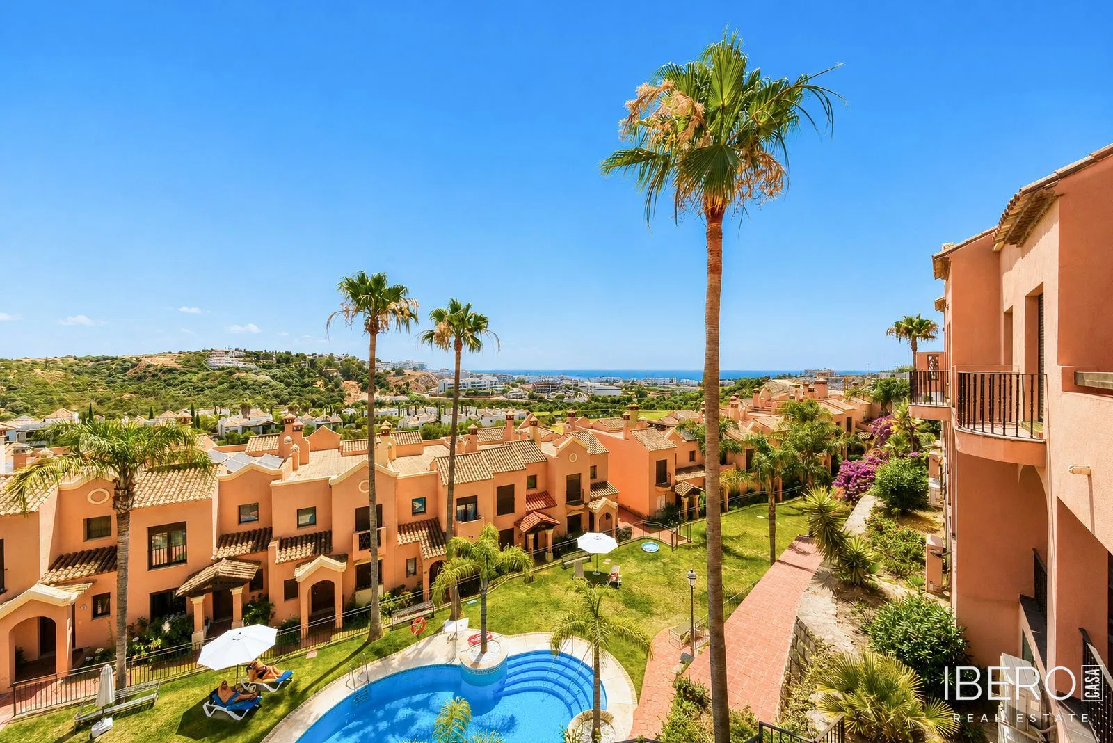 Dům se 3 ložnicemi a výhledem na moře, Estepona
