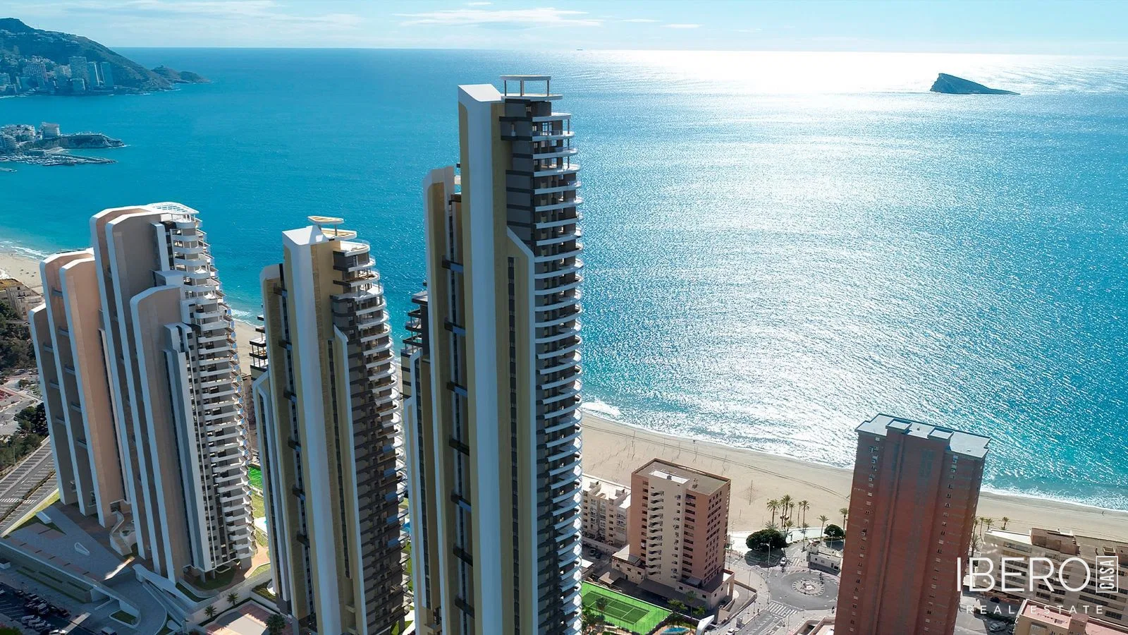 Apartmán se 2 ložnicemi a výhledem na moře, Benidorm
