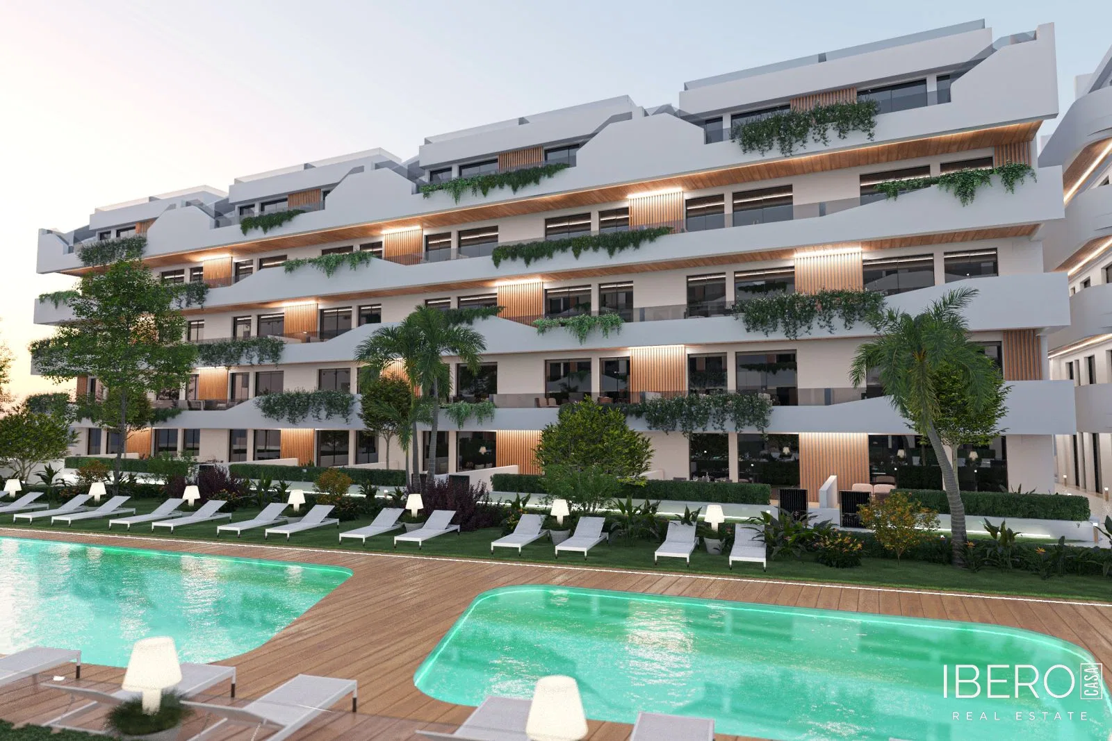 Nový apartmán se 3 ložnicemi a výhledem na moře, San Javier
