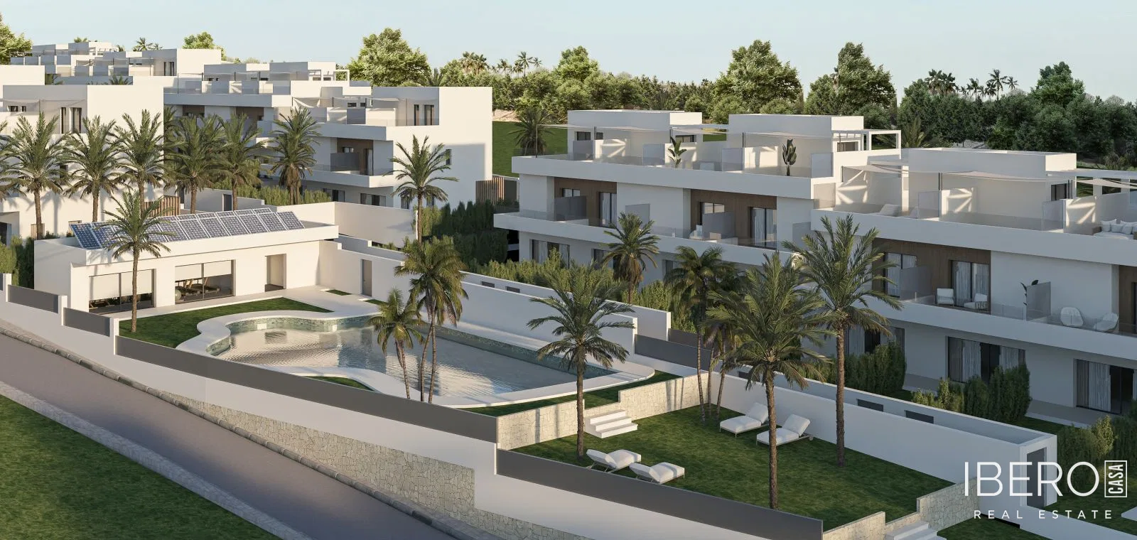 Nový dům se 3 ložnicemi a výhledem na moře, Estepona