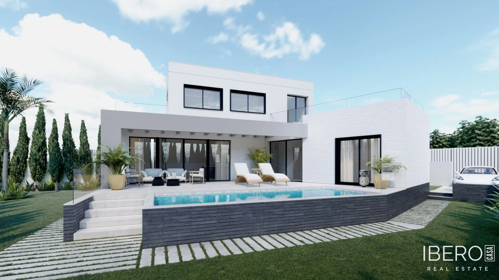 New-build 3-bedroom house near the sea, Benalmadena Costa
