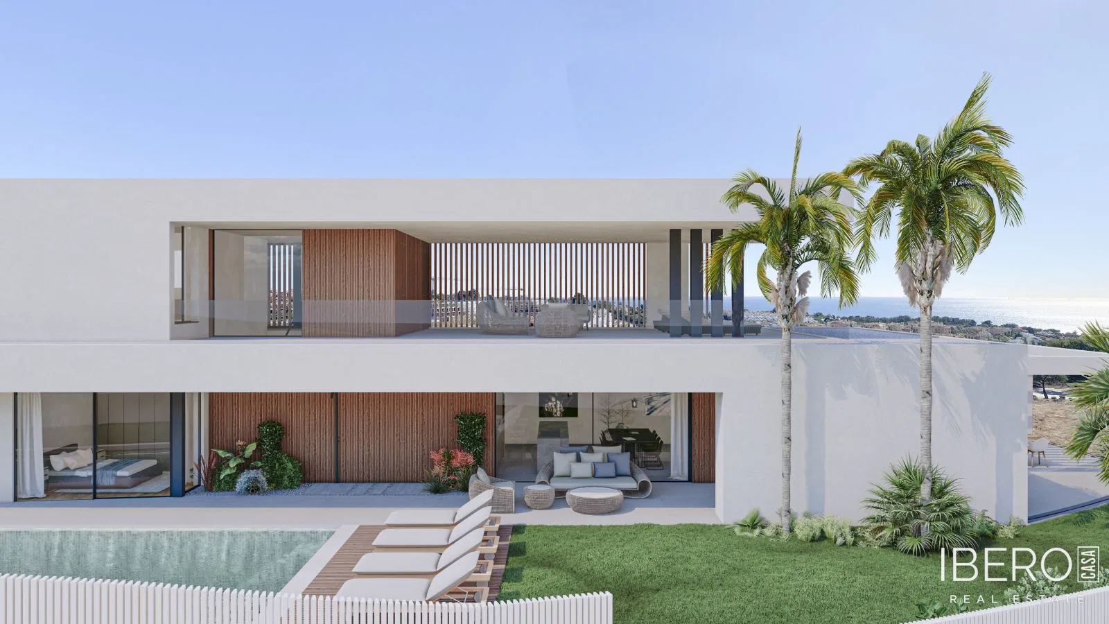 Casa de obra nueva de 4 dormitorios con vistas al mar, Manilva