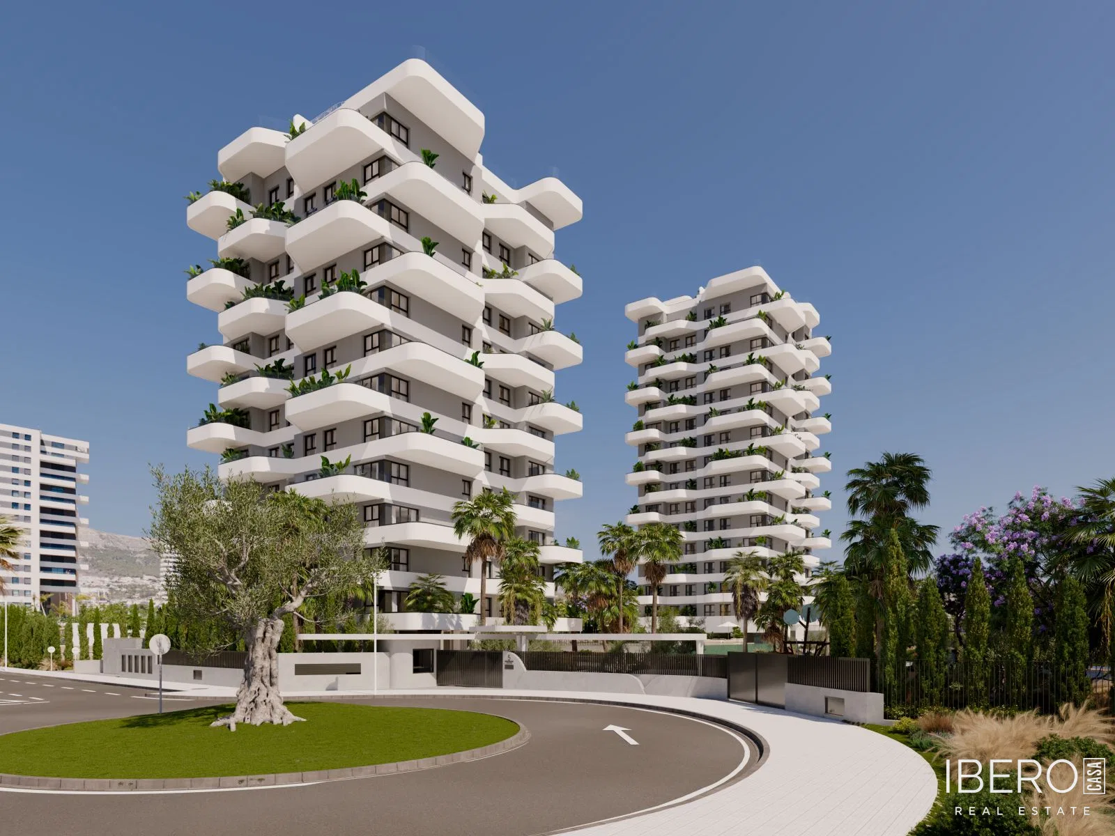 Nový apartmán se 2 ložnicemi a výhledem na moře, Calpe