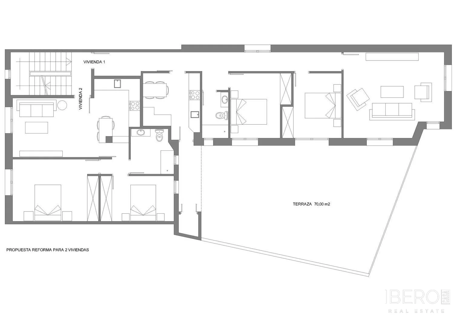 4-bedroom apartment, Tafalla