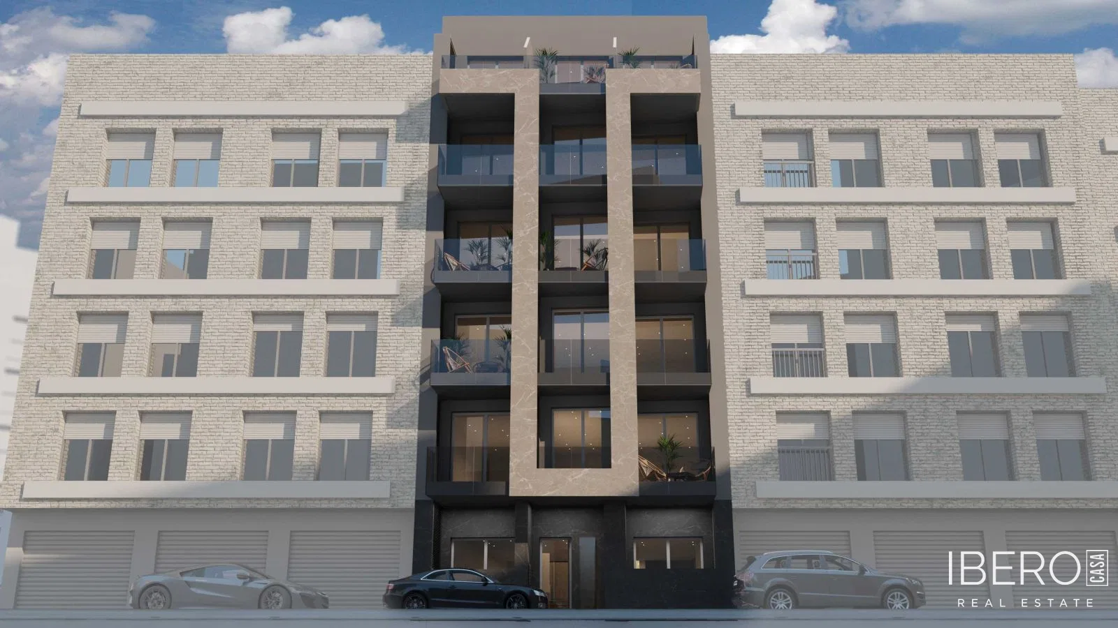 Nový apartmán se 2 ložnicemi a výhledem na moře, Torrevieja