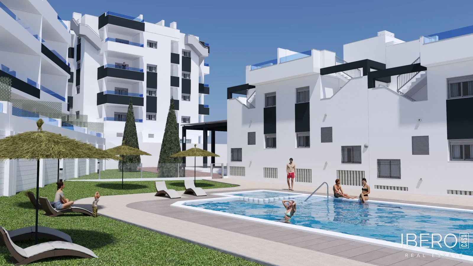 Nový apartmán se 2 ložnicemi kousek od moře, Orihuela
