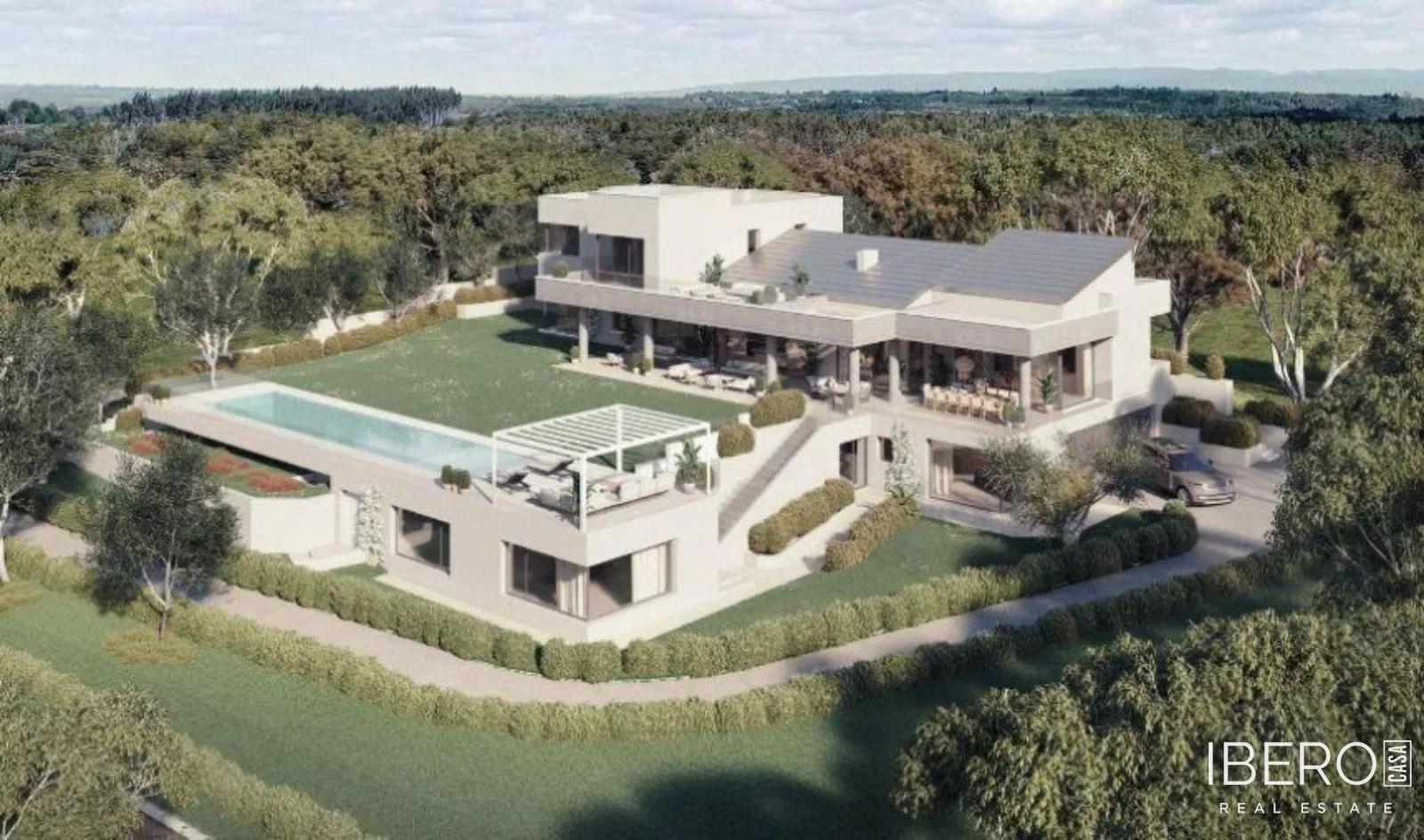 Casa de obra nueva de 7 dormitorios con vistas al mar, Sotogrande
