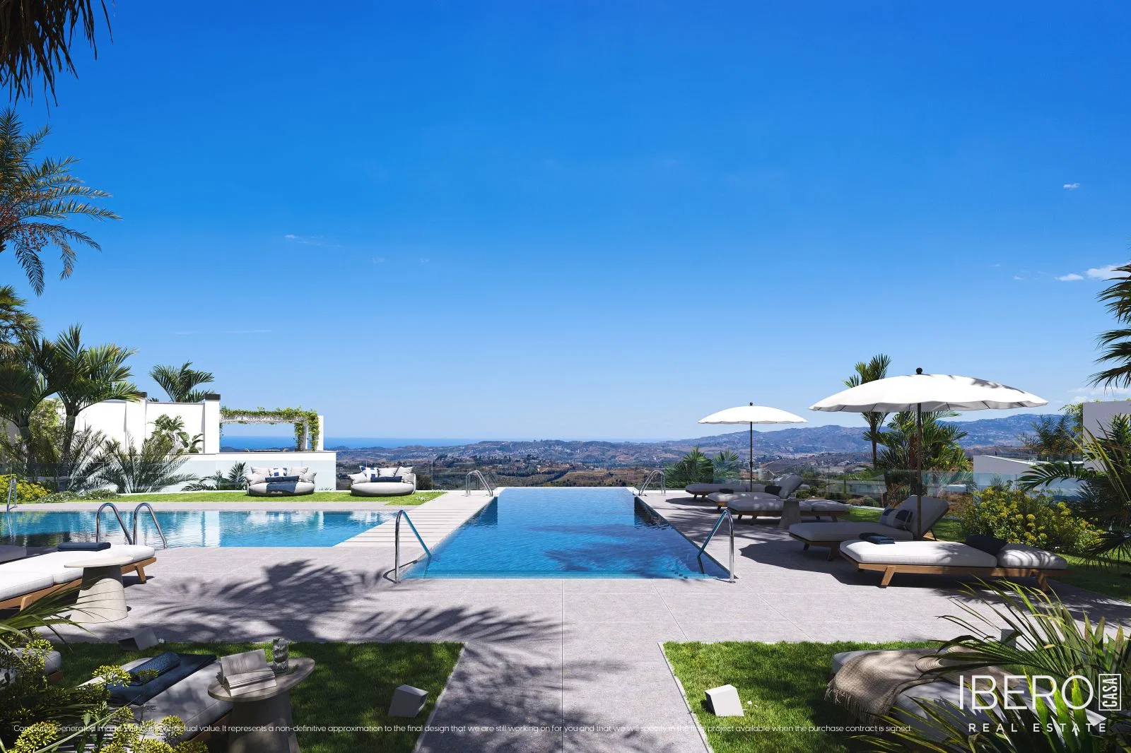 Nový apartmán se 2 ložnicemi, Mijas