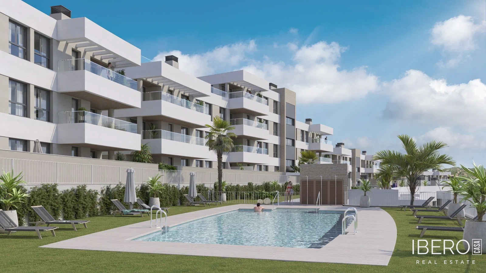 Nový apartmán se 2 ložnicemi a výhledem na moře, Estepona