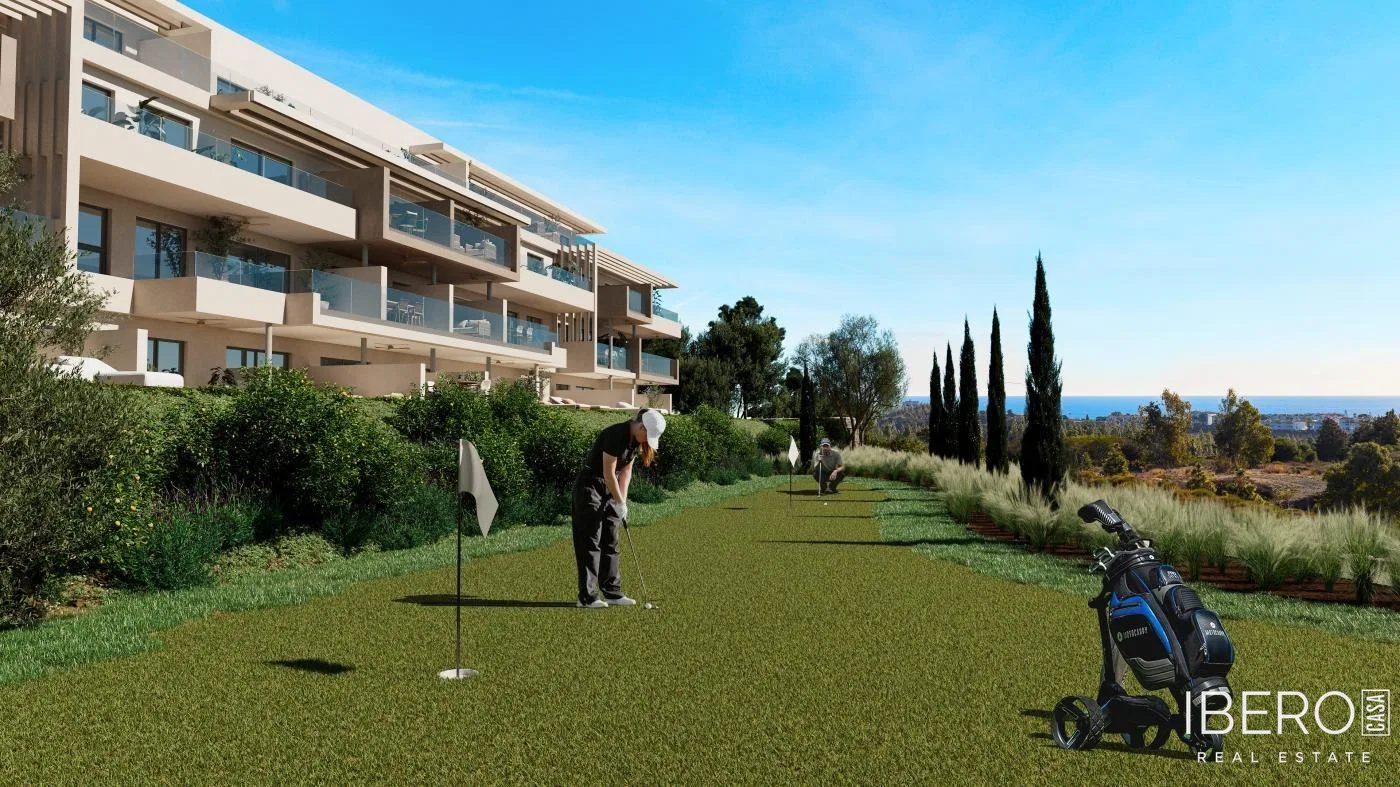 Rozestavěný apartmán se 2 ložnicemi a výhledem na moře, Mijas