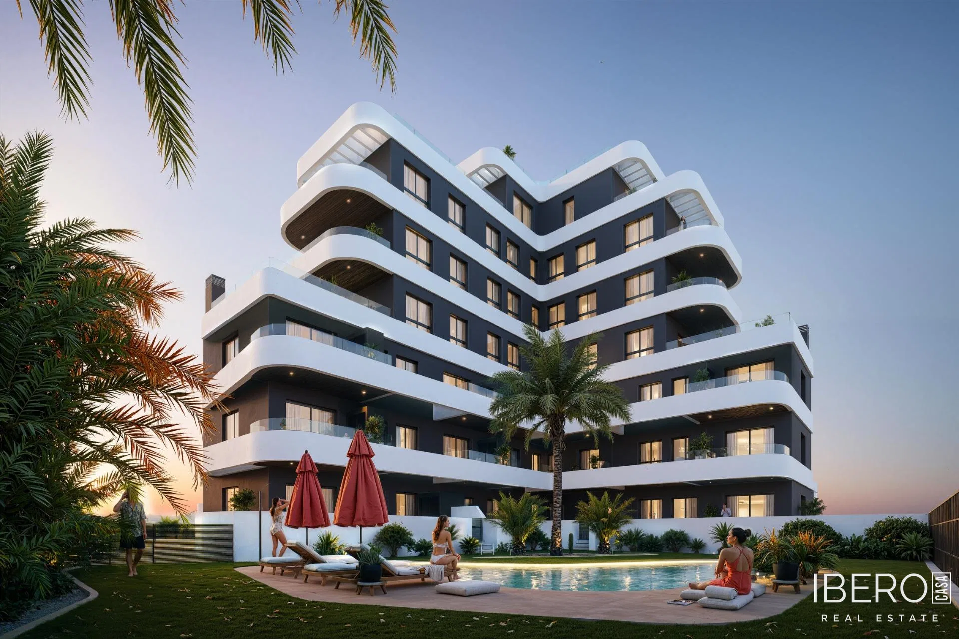 Rozestavěný apartmán se 2 ložnicemi, Guardamar del Segura