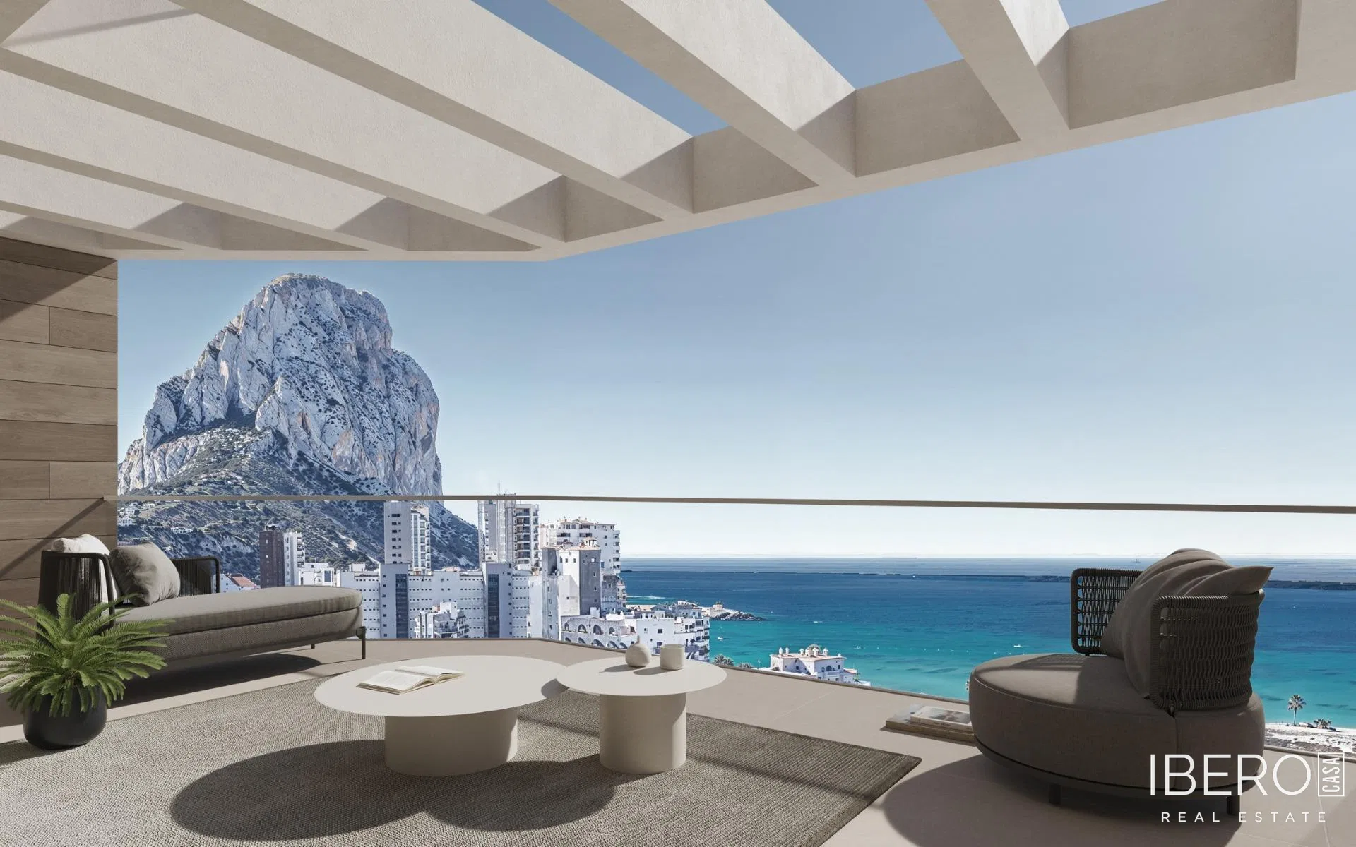Rozestavěný apartmán se 4 ložnicemi a výhledem na moře, Calpe