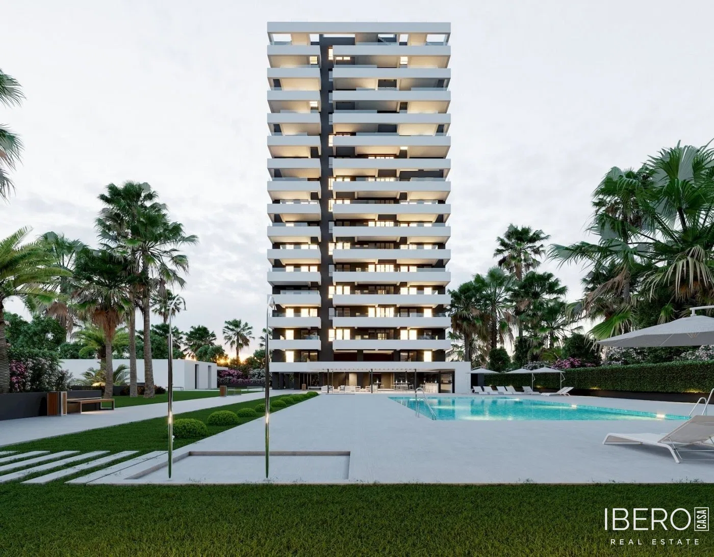 Nový apartmán se 2 ložnicemi a výhledem na moře, Calpe