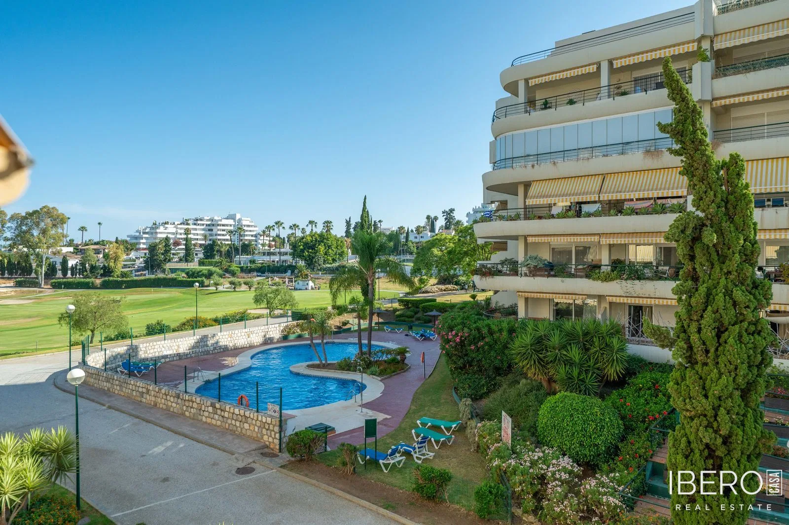 Apartmán se 3 ložnicemi a výhledem na golf, Marbella