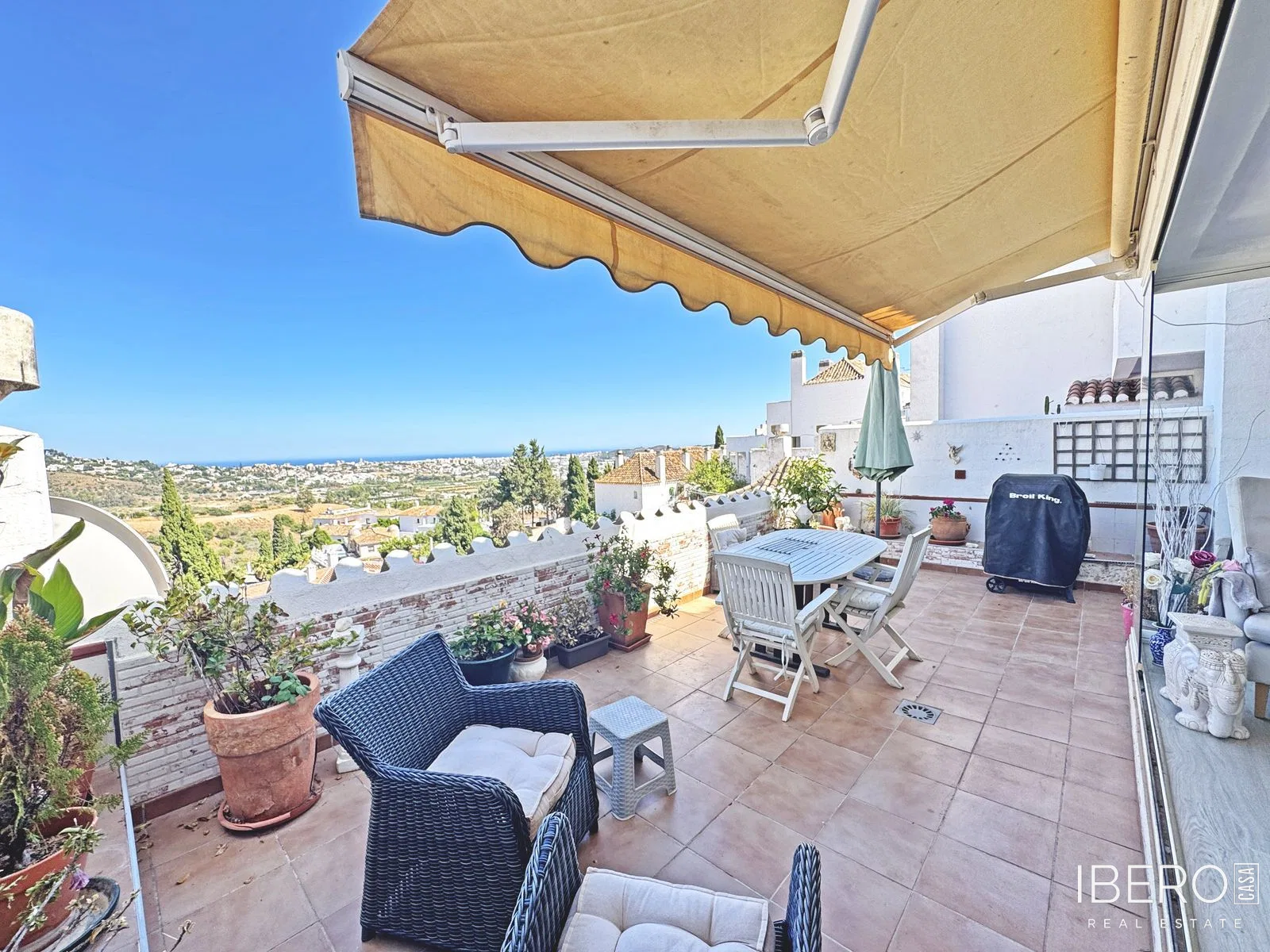 Dům se 2 ložnicemi a výhledem na moře, Mijas Golf