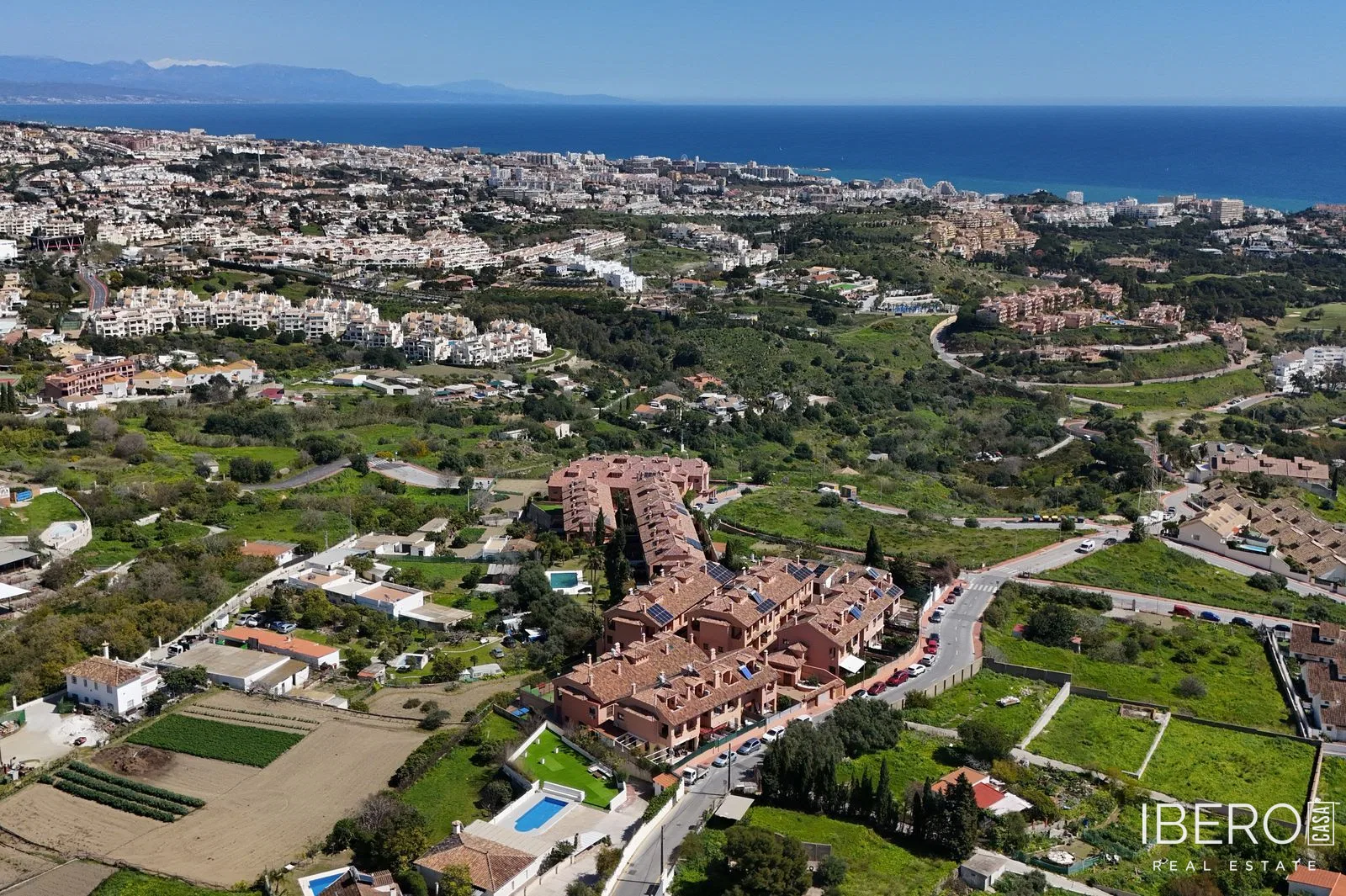 Dům se 3 ložnicemi a výhledem na moře, Benalmadena Pueblo