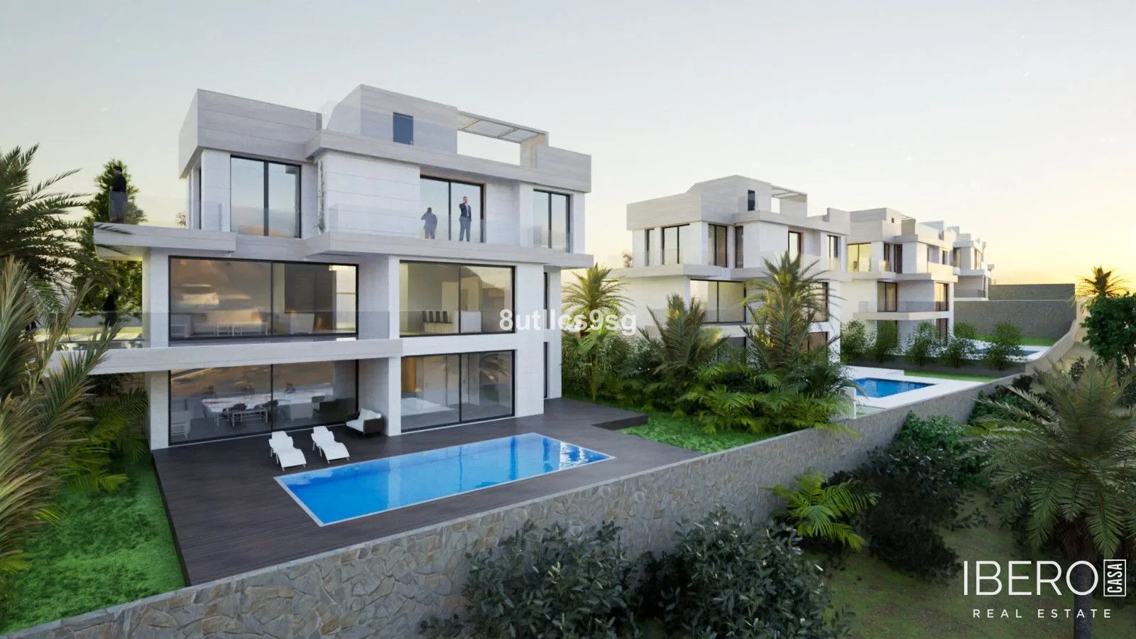 Casa de obra nueva de 4 dormitorios con vistas al golf, Estepona