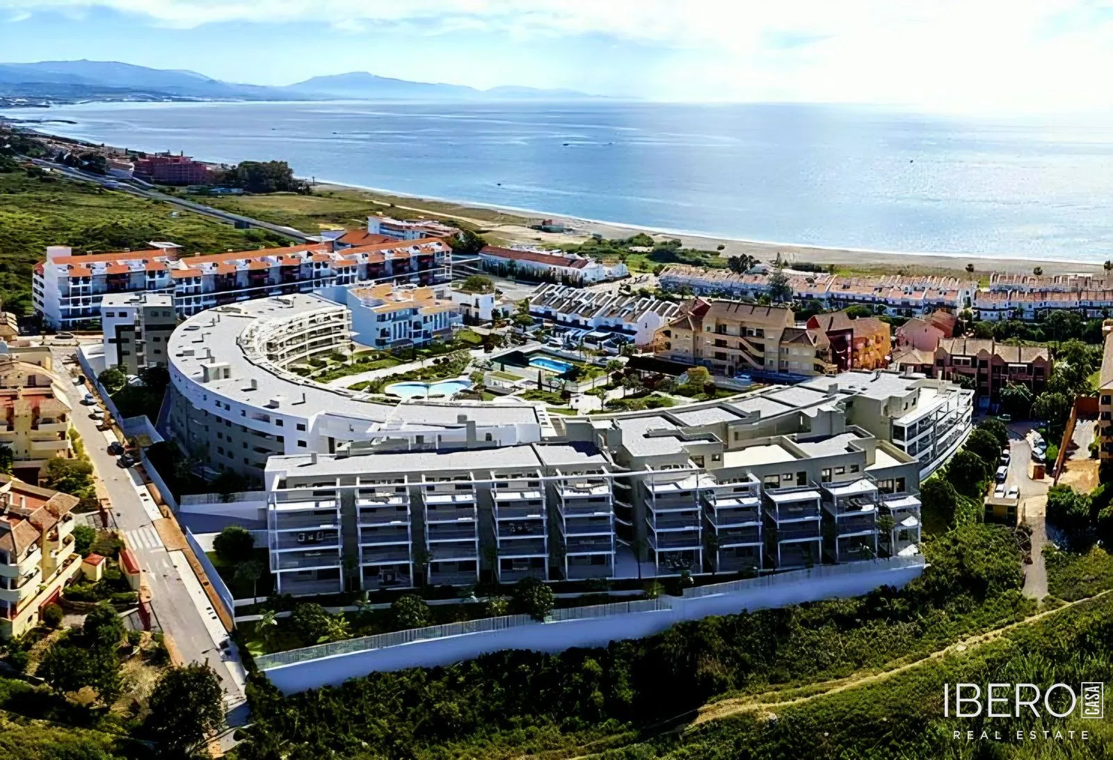 Nový apartmán se 2 ložnicemi a výhledem na moře, Manilva