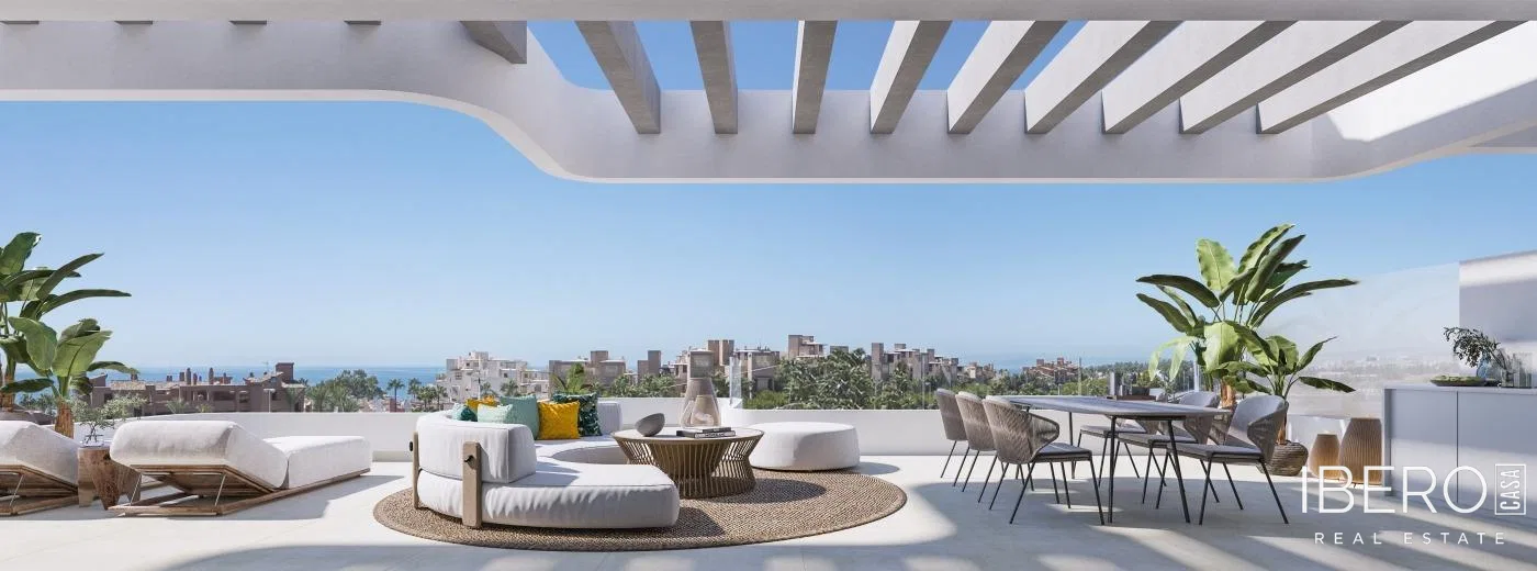 Rozestavěný apartmán se 2 ložnicemi kousek od moře, Estepona