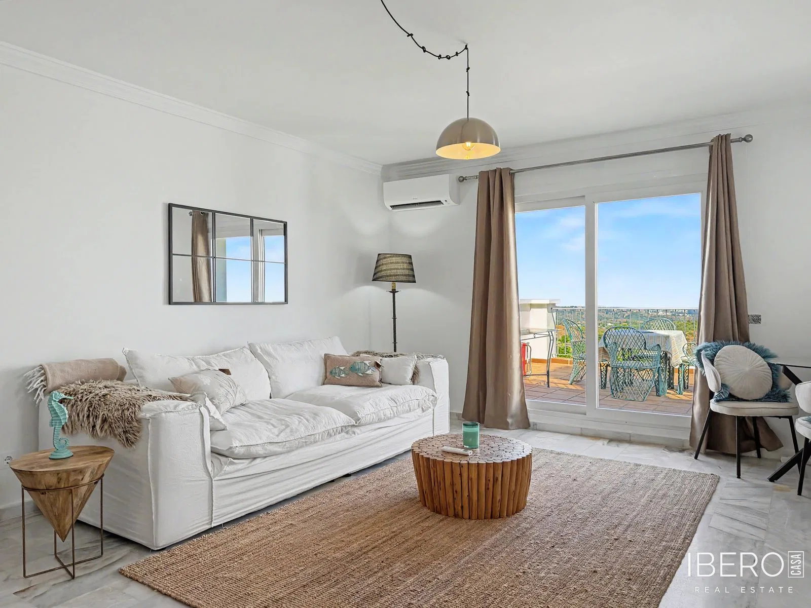 Apartmán s 1 spálňou a výhľadom na more v Estepone