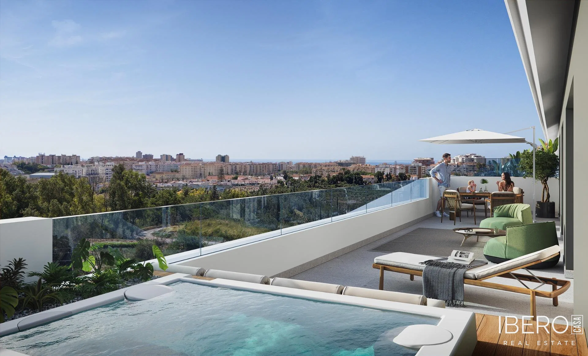 Rozestavěný apartmán se 2 ložnicemi kousek od moře, Fuengirola