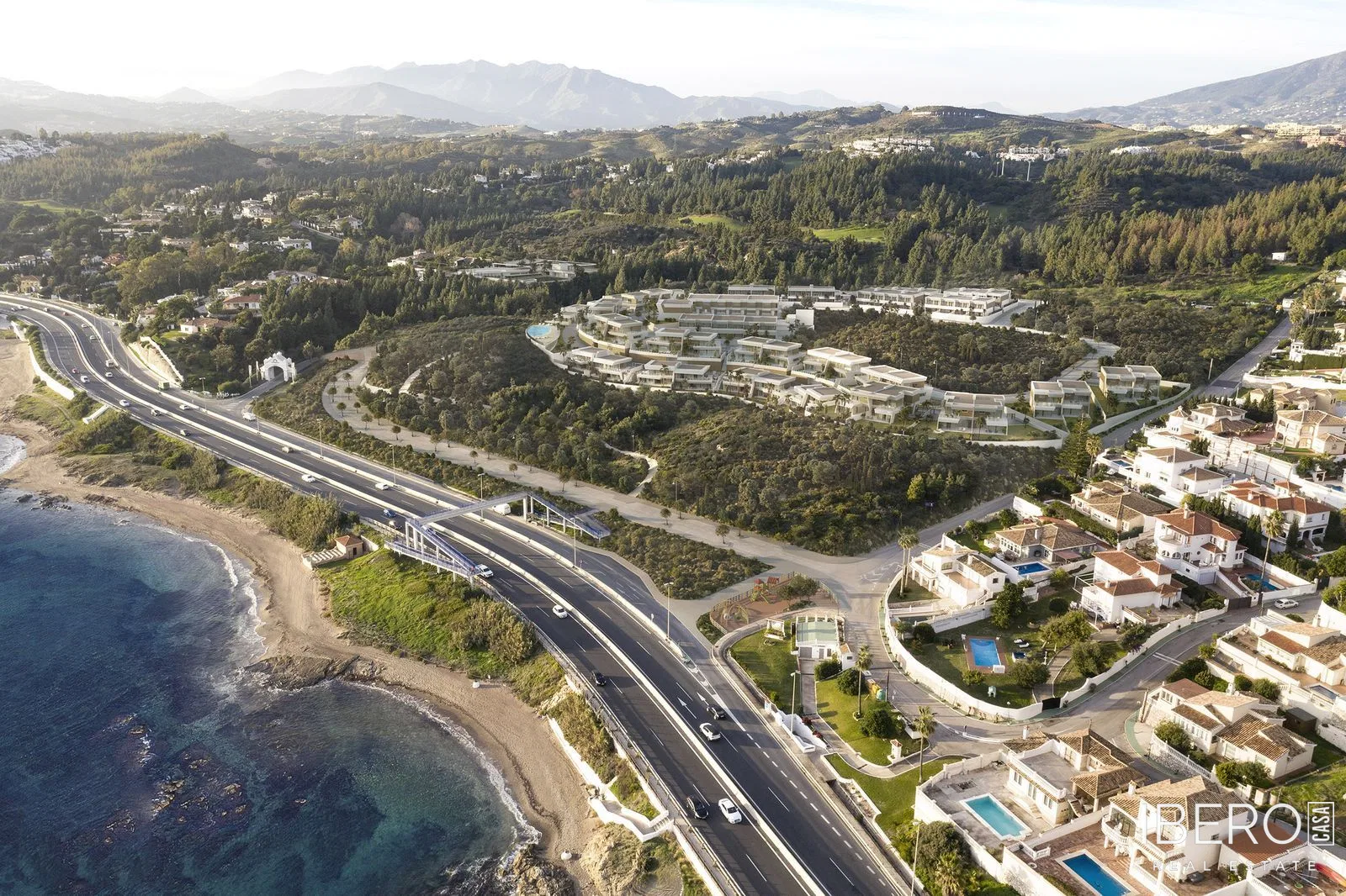Nový dům se 3 ložnicemi a výhledem na moře, Mijas Costa